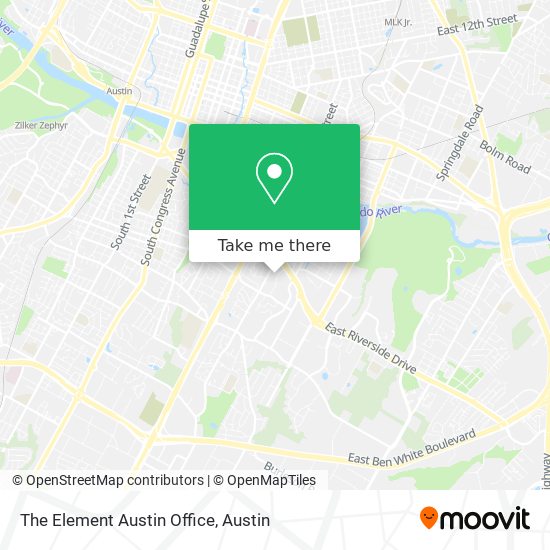 The Element Austin Office map