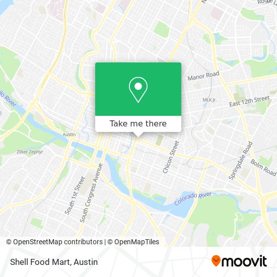 Shell Food Mart map