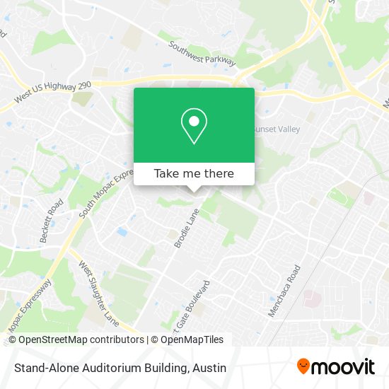 Stand-Alone Auditorium Building map