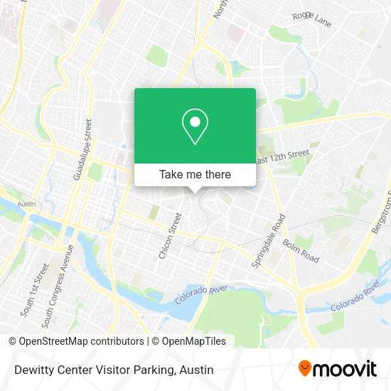 Mapa de Dewitty Center Visitor Parking