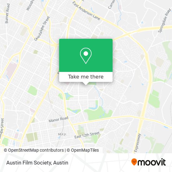 Austin Film Society map