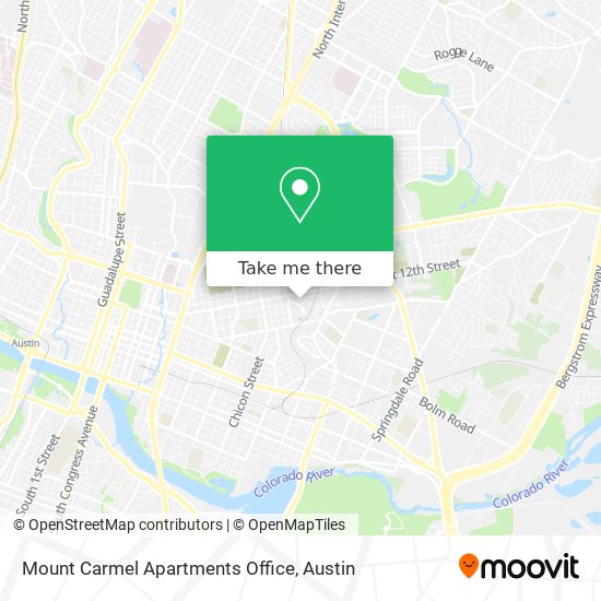 Mapa de Mount Carmel Apartments Office
