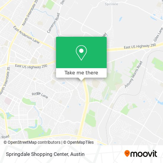 Springdale Shopping Center map