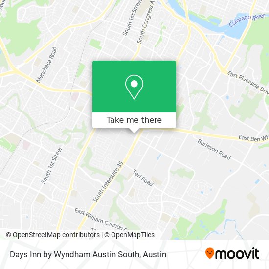 Mapa de Days Inn by Wyndham Austin South