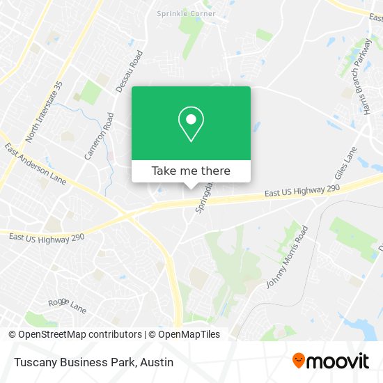 Tuscany Business Park map