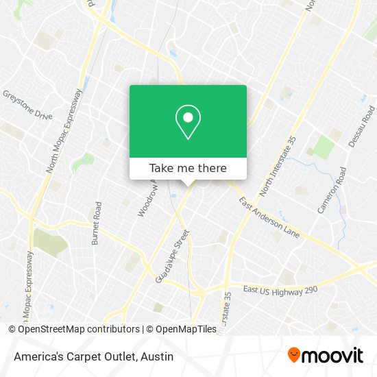 America's Carpet Outlet map