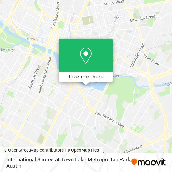 Mapa de International Shores at Town Lake Metropolitan Park