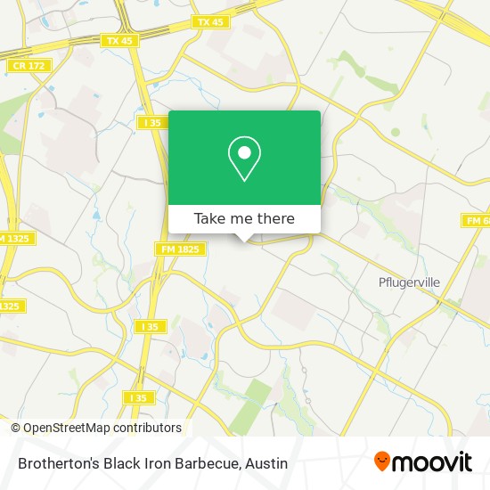 Mapa de Brotherton's Black Iron Barbecue