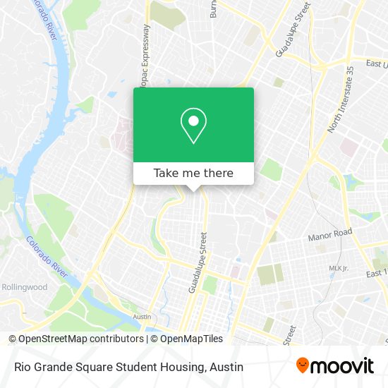Rio Grande Square Student Housing map