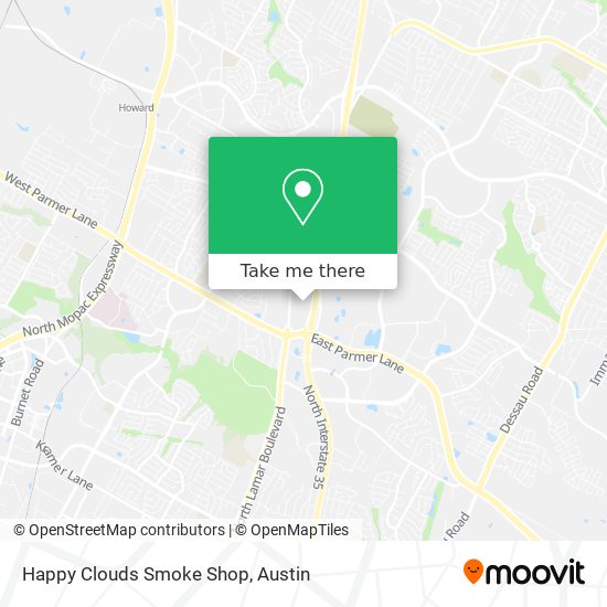 Mapa de Happy Clouds Smoke Shop