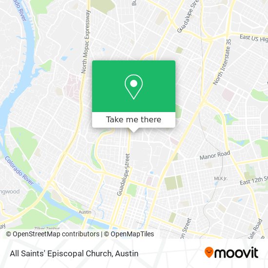 All Saints' Episcopal Church map