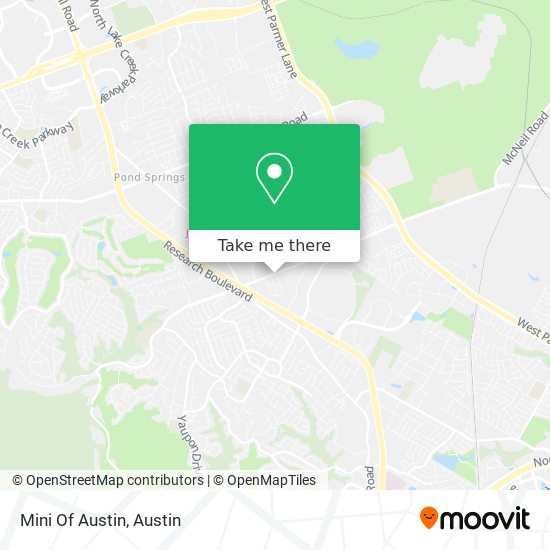 Mini Of Austin map