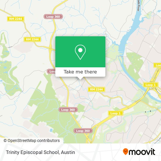 Mapa de Trinity Episcopal School