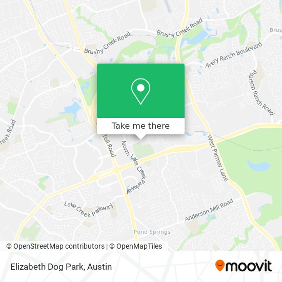 Elizabeth Dog Park map
