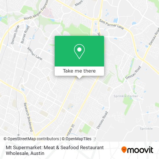 Mapa de Mt Supermarket:  Meat & Seafood Restaurant Wholesale