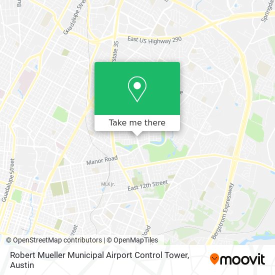 Mapa de Robert Mueller Municipal Airport Control Tower