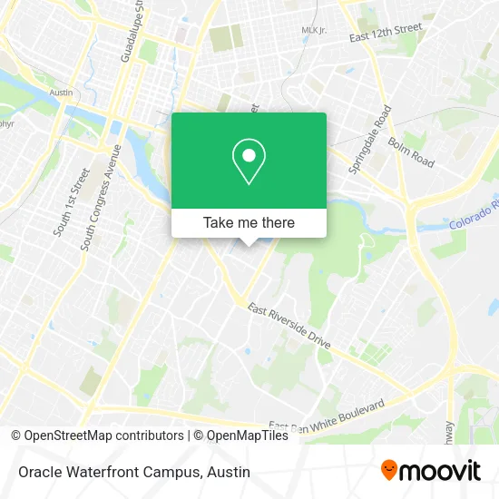 Mapa de Oracle Waterfront Campus