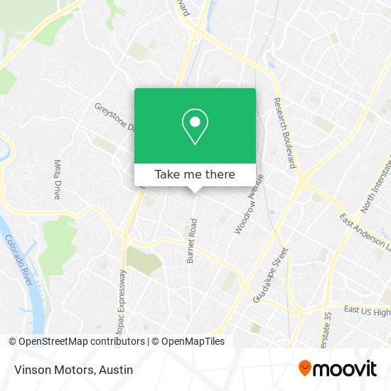 Vinson Motors map