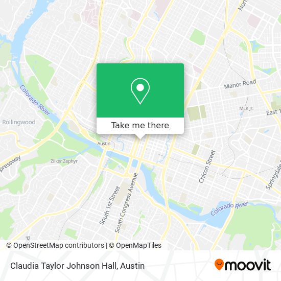 Claudia Taylor Johnson Hall map