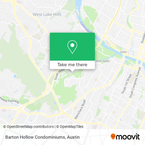 Mapa de Barton Hollow Condominiums