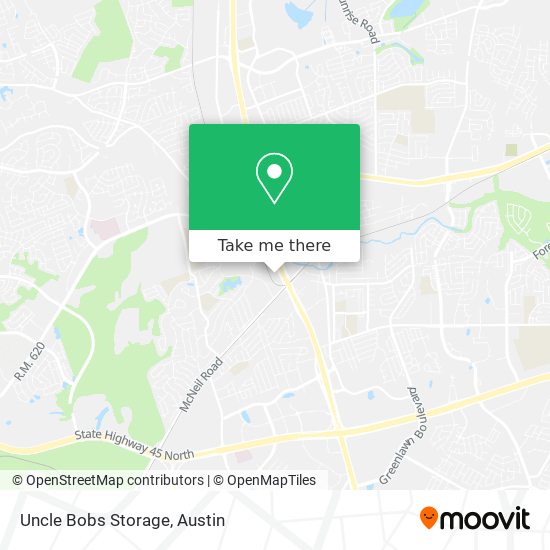 Mapa de Uncle Bobs Storage