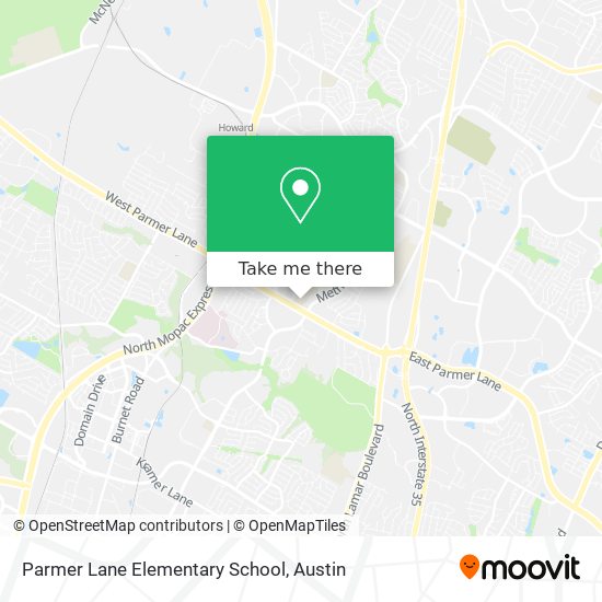 Mapa de Parmer Lane Elementary School
