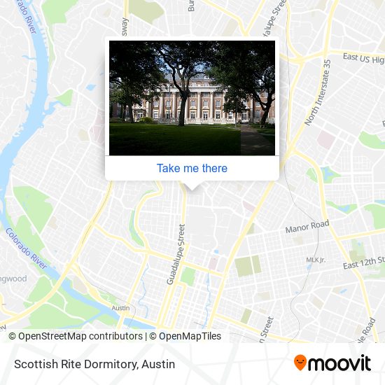 Mapa de Scottish Rite Dormitory