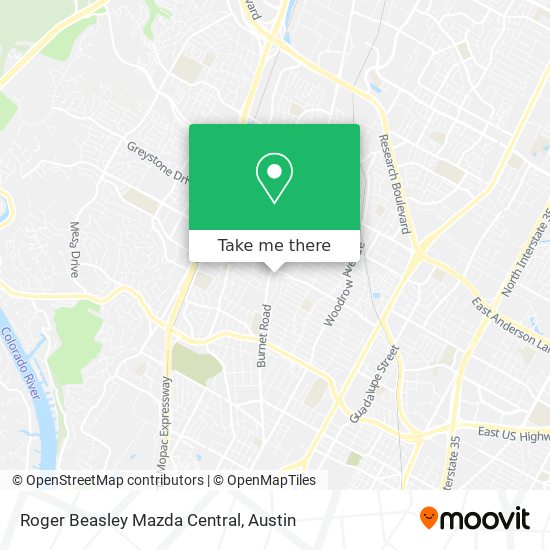 Mapa de Roger Beasley Mazda Central