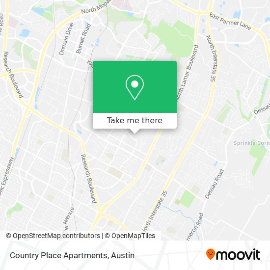 Country Place Apartments map