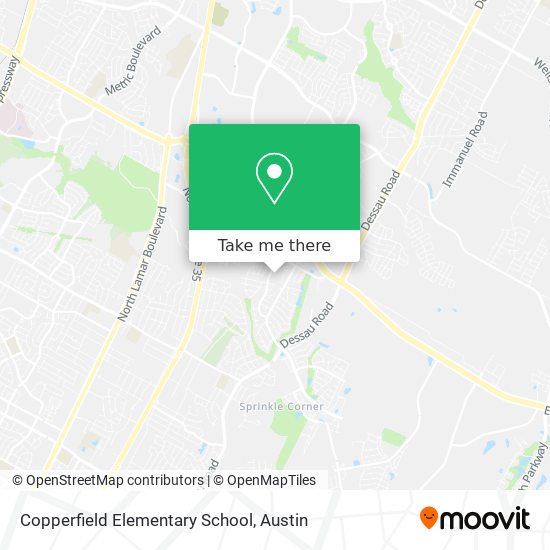 Copperfield Elementary School map