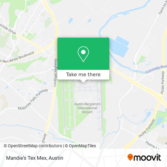 Mandie's Tex Mex map