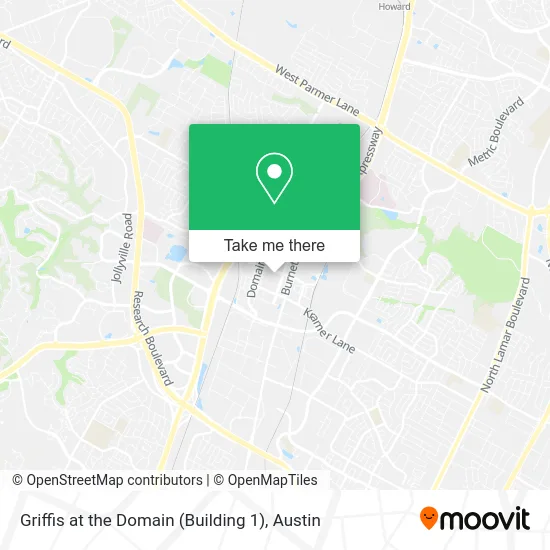 Griffis at the Domain (Building 1) map