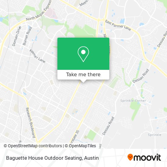 Mapa de Baguette House Outdoor Seating
