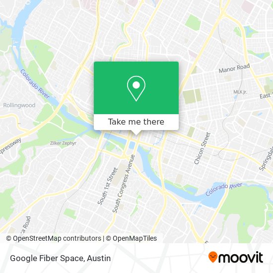 Mapa de Google Fiber Space