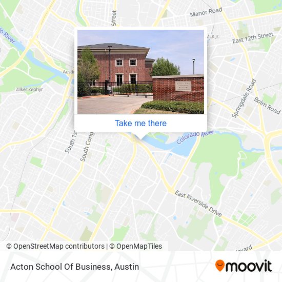 Mapa de Acton School Of Business