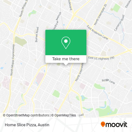 Home Slice Pizza map