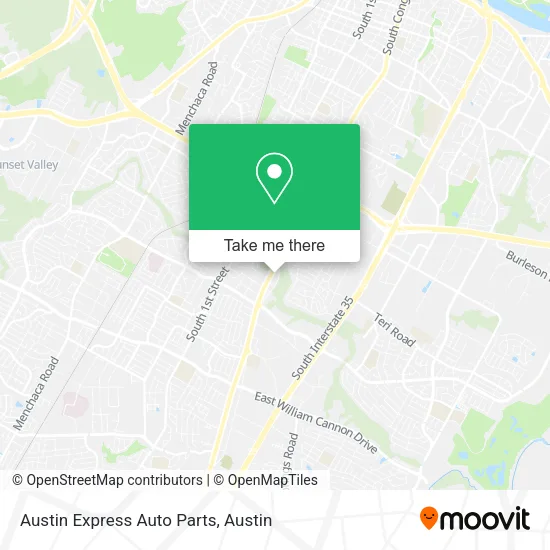 Austin Express Auto Parts map