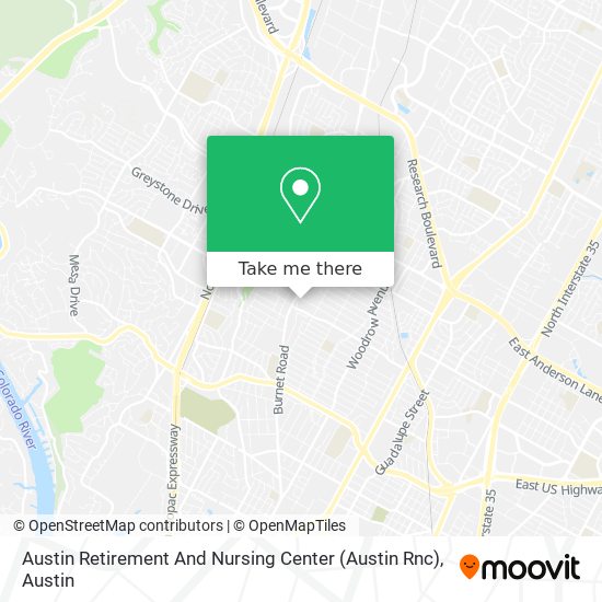 Austin Retirement And Nursing Center (Austin Rnc) map