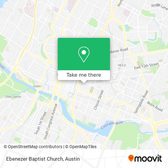 Ebenezer Baptist Church map