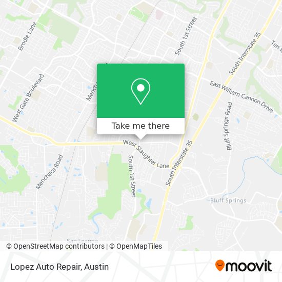 Lopez Auto Repair map