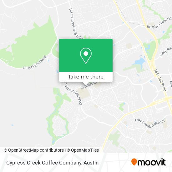 Cypress Creek Coffee Company map