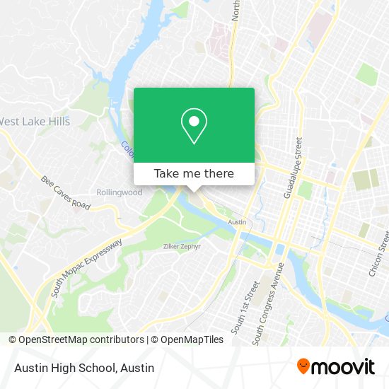 Mapa de Austin High School