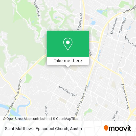 Saint Matthew's Episcopal Church map