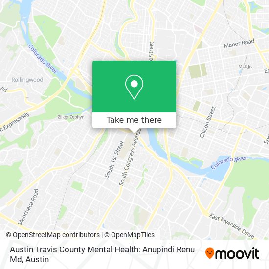 Austin Travis County Mental Health: Anupindi Renu Md map