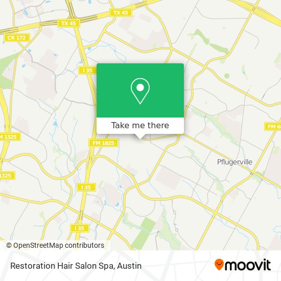 Mapa de Restoration Hair Salon Spa