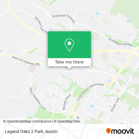 Mapa de Legend Oaks 2 Park