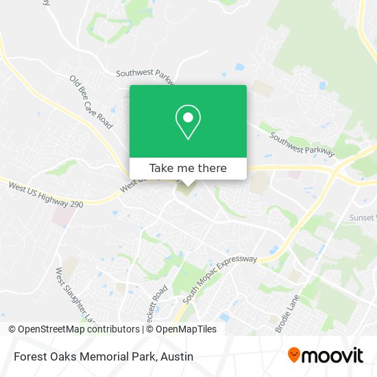 Mapa de Forest Oaks Memorial Park