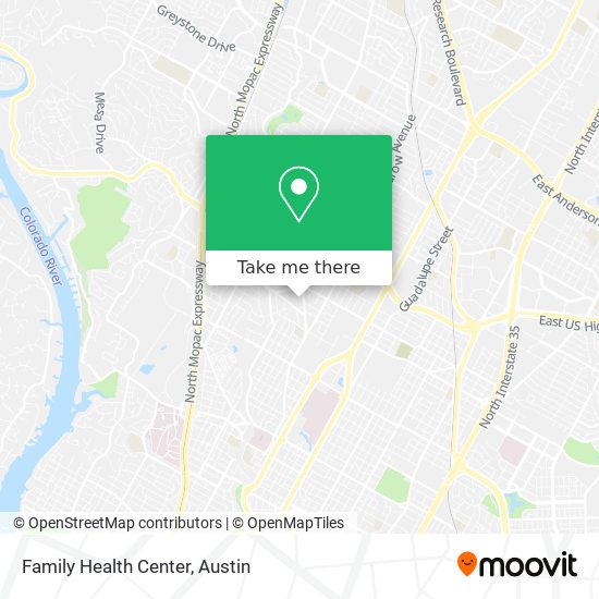 Family Health Center map