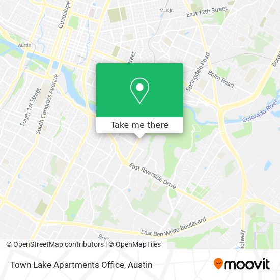Town Lake Apartments Office map