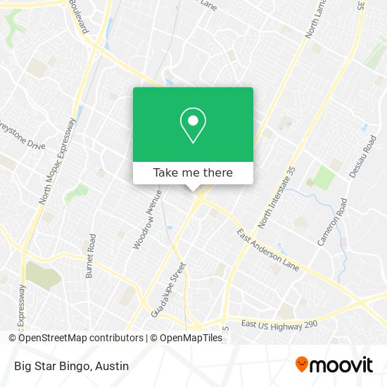 Big Star Bingo map